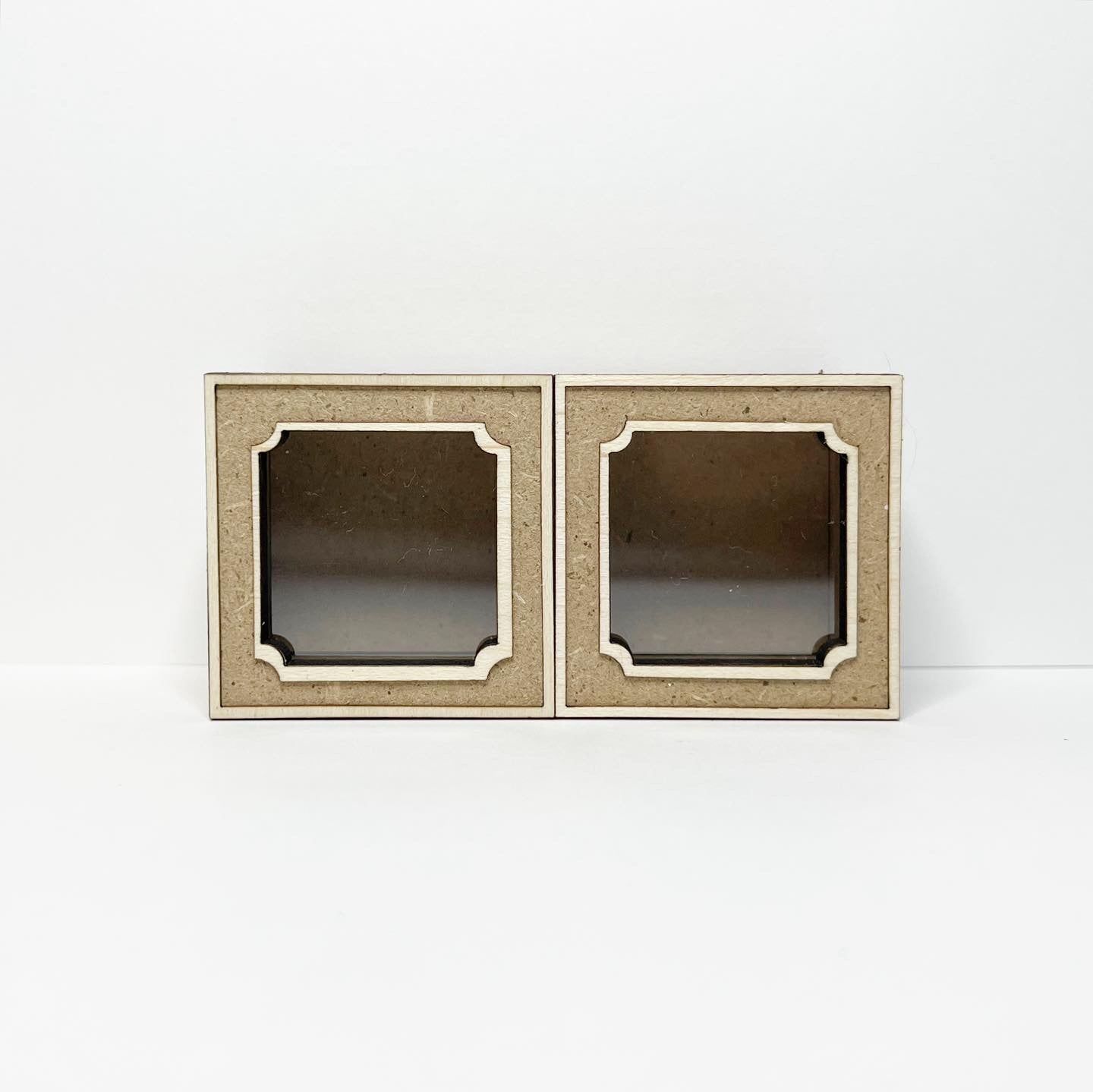 Double Upper Half Cabinet, French Country