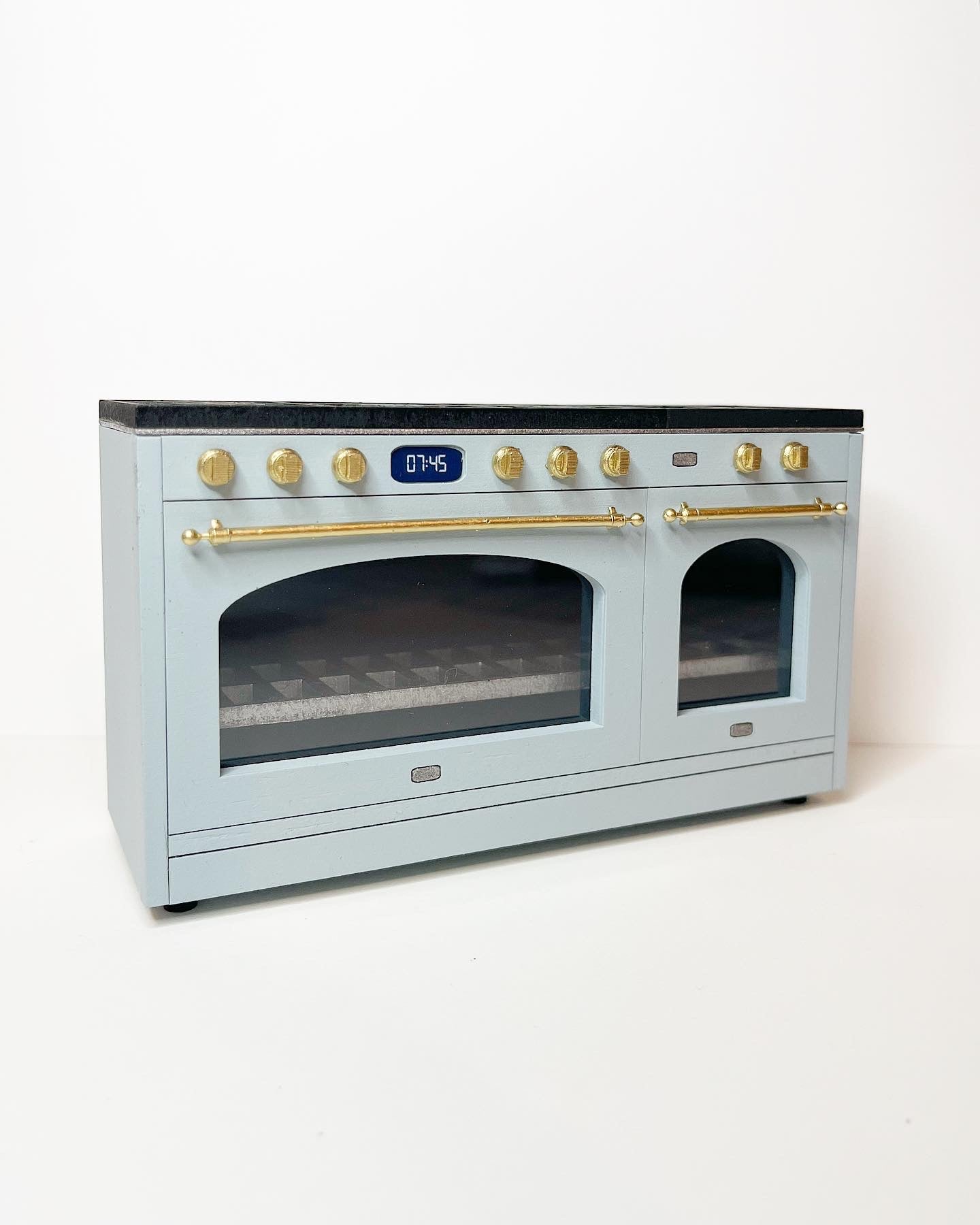 Custom Painted Stove | Powder Blue