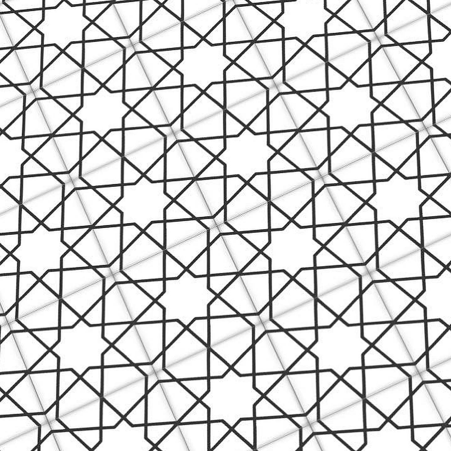 Black and White Tile (1 inch)
