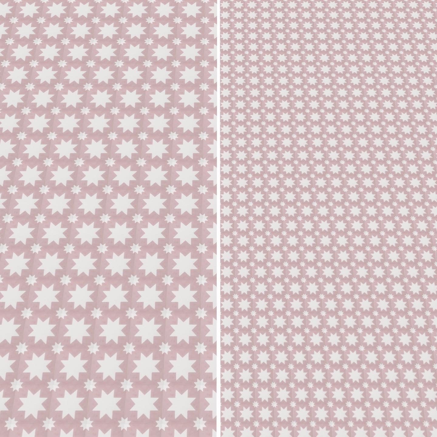 Pink and White Tile (1 inch)
