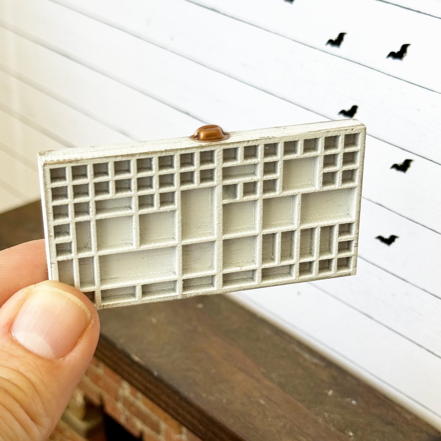 Rustic White Printers Drawer
