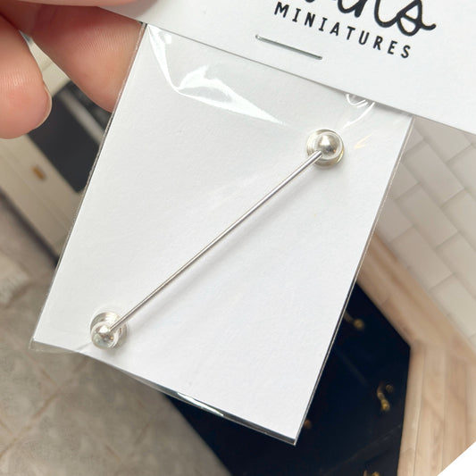 Silver Towel Bar