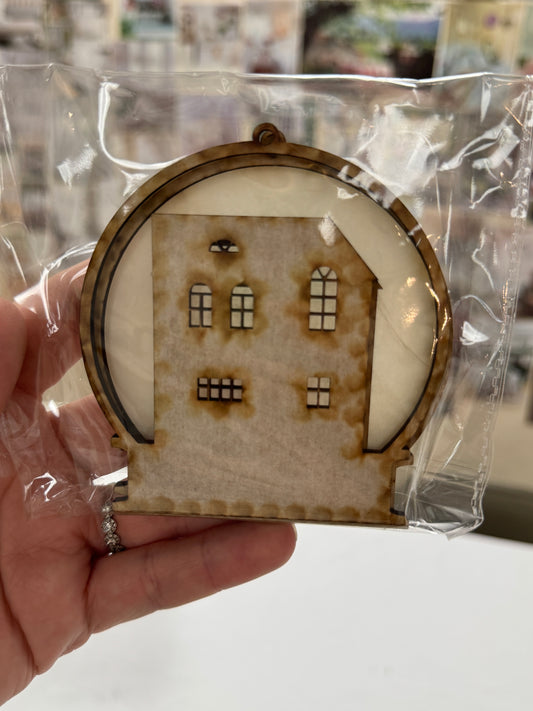 Dollhouse in Globe Ornament DIY Kit
