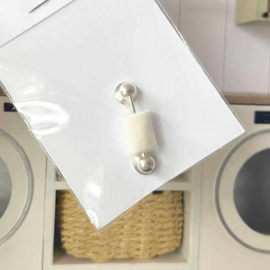Silver Toilet Paper Holder