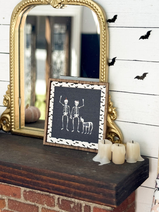 Skeleton Family Wall Art