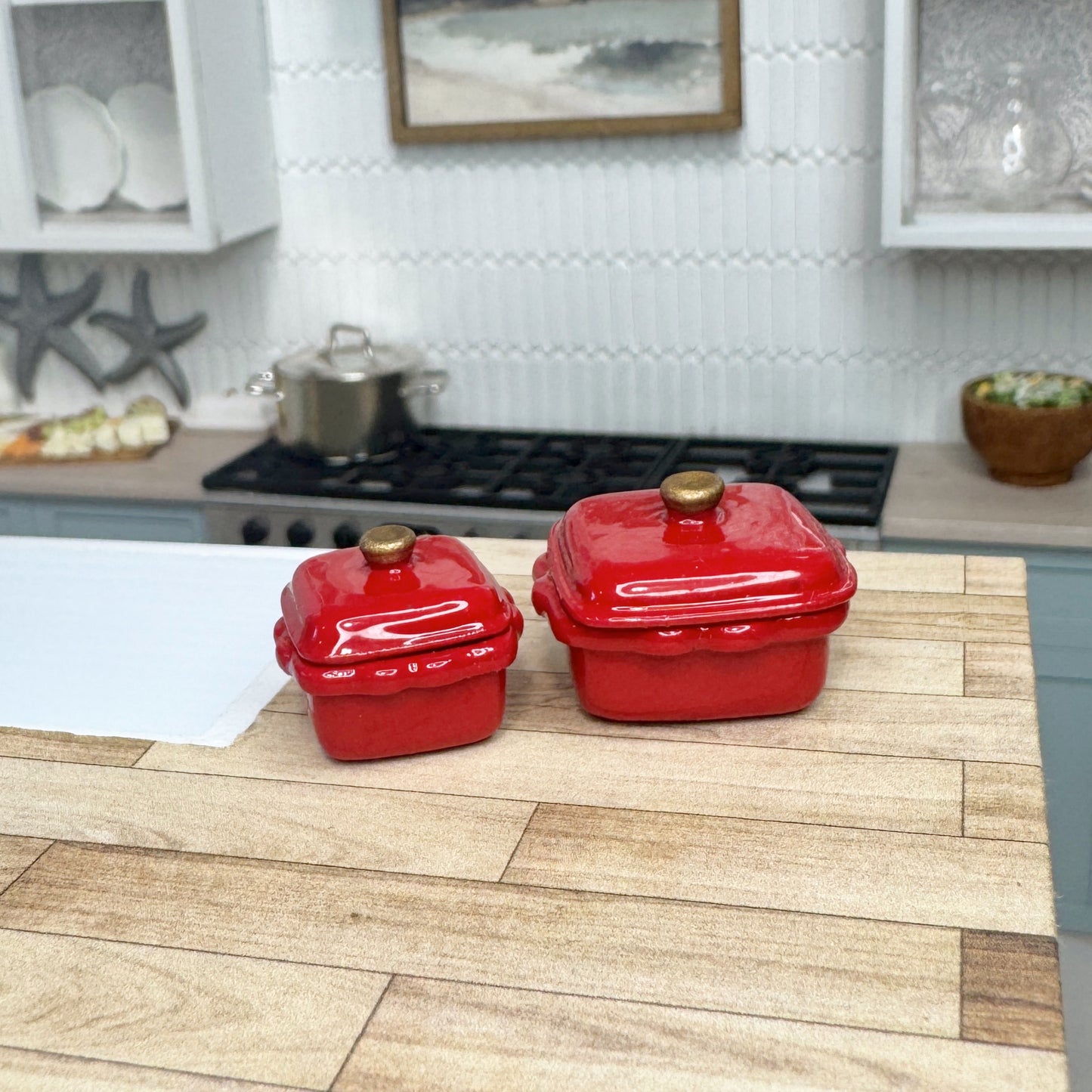 Red Baking Dish Set