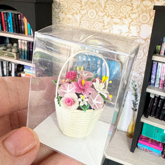 Pink Flower Basket
