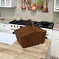 Brown Picnic Basket Kit