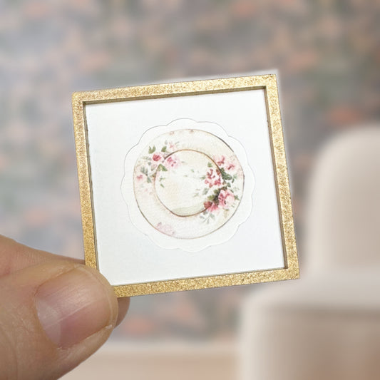 Shabby Chic Plate Wall Art