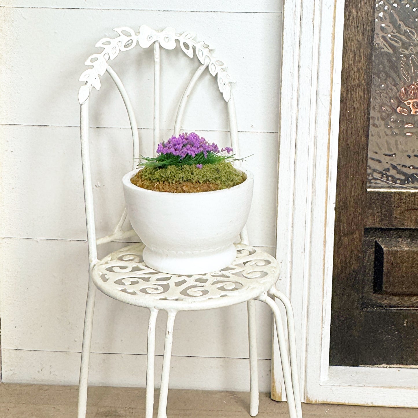 Purple Potted Flower