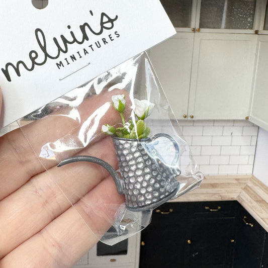 Watering Can with Flowers