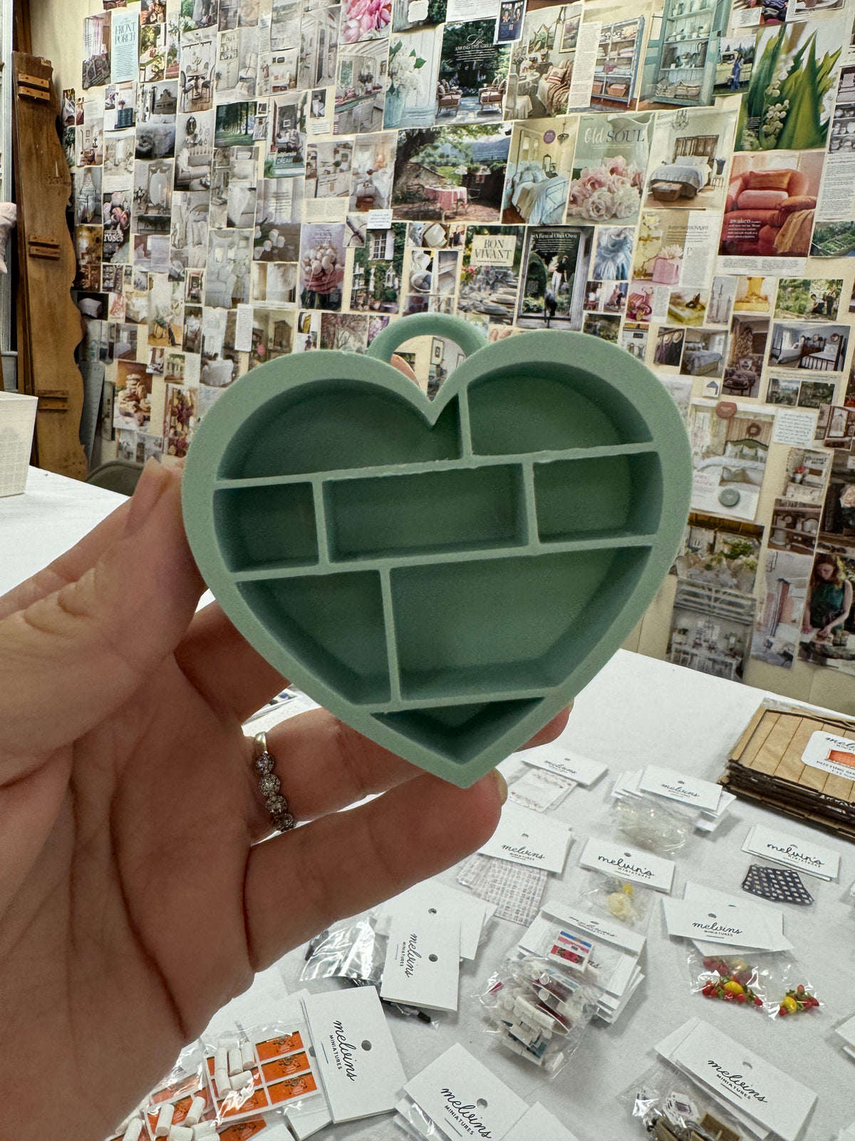 Heart Ornament Green