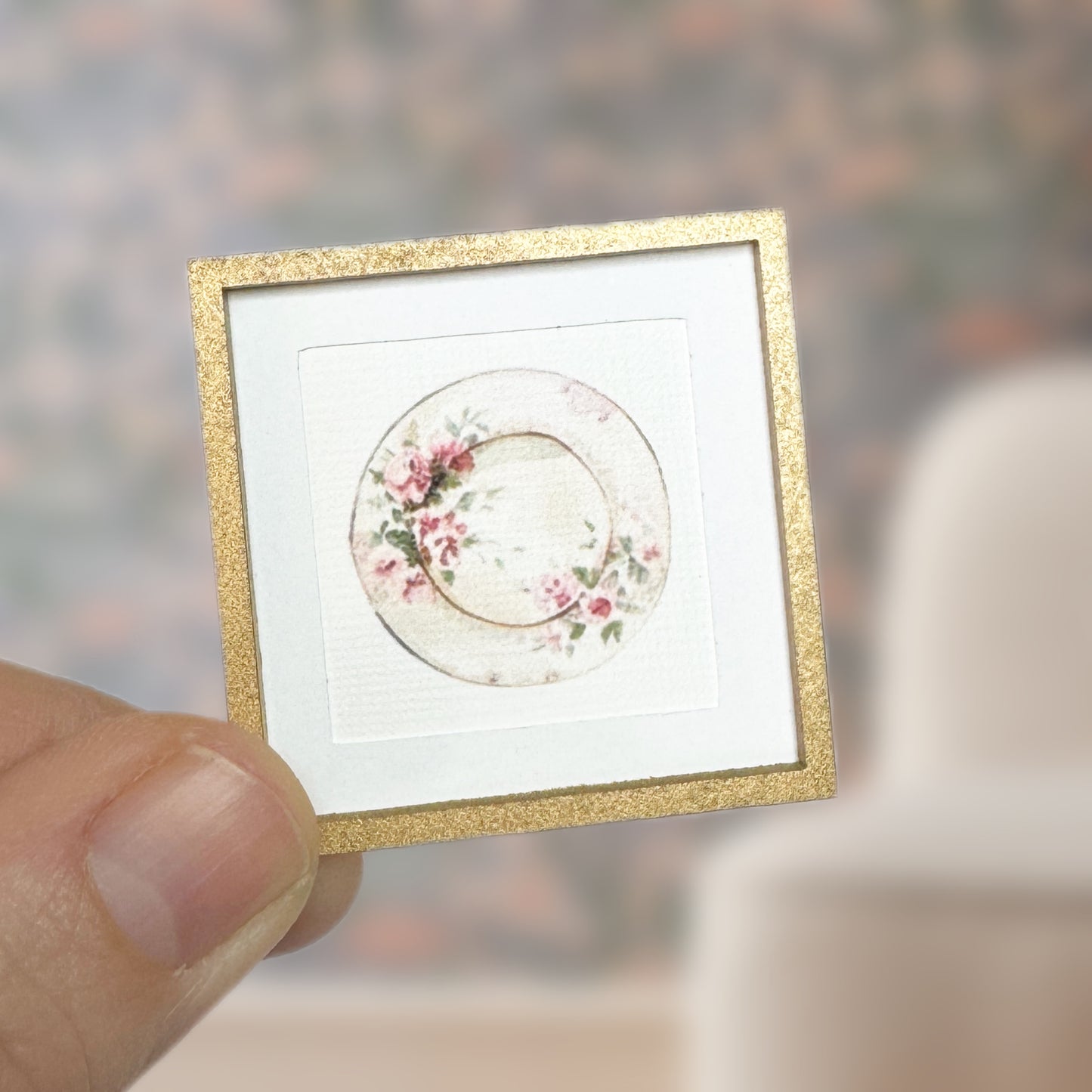 Shabby Chic Plate Wall Art