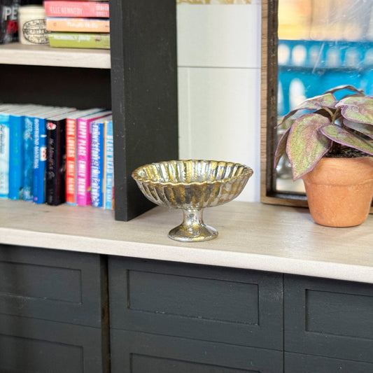 Mercury Glass Pedastal Dish