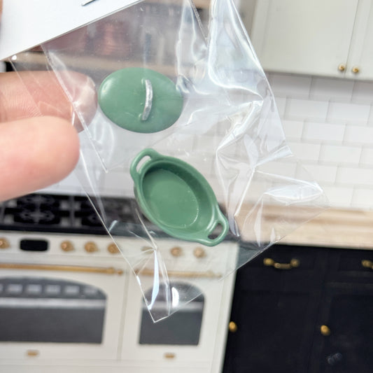 Green Baking Dish Oval