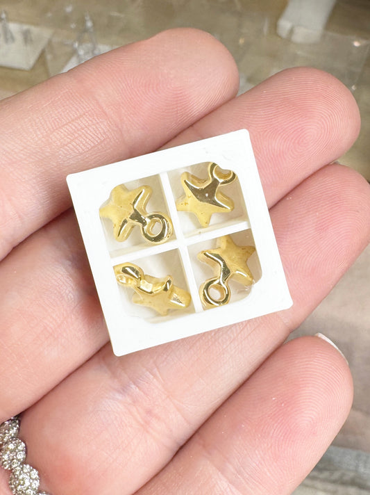 Ornament Set Gold Stars