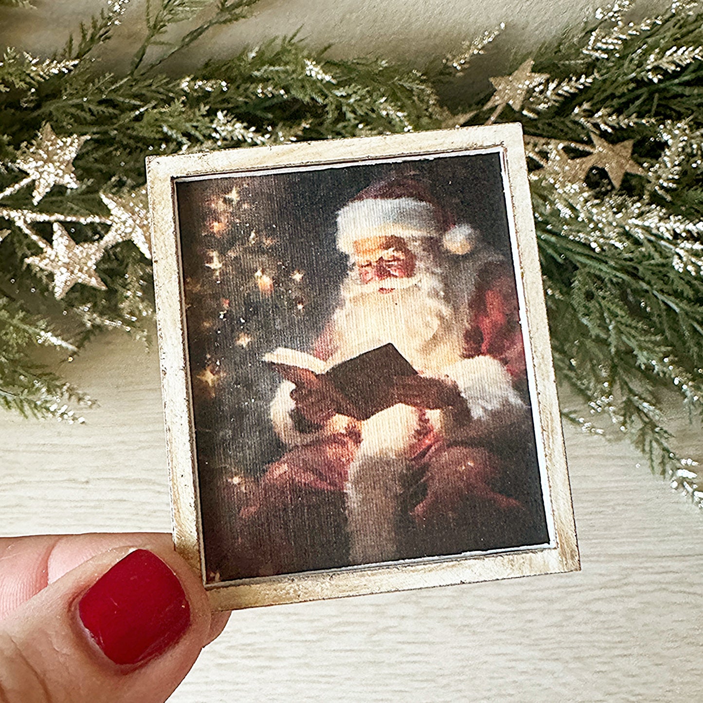 Rustic Santa Wall Art