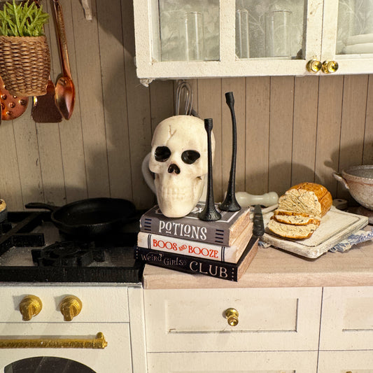 Spooky Book Stack