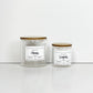 Glass Flour and Sugar Canister Set
