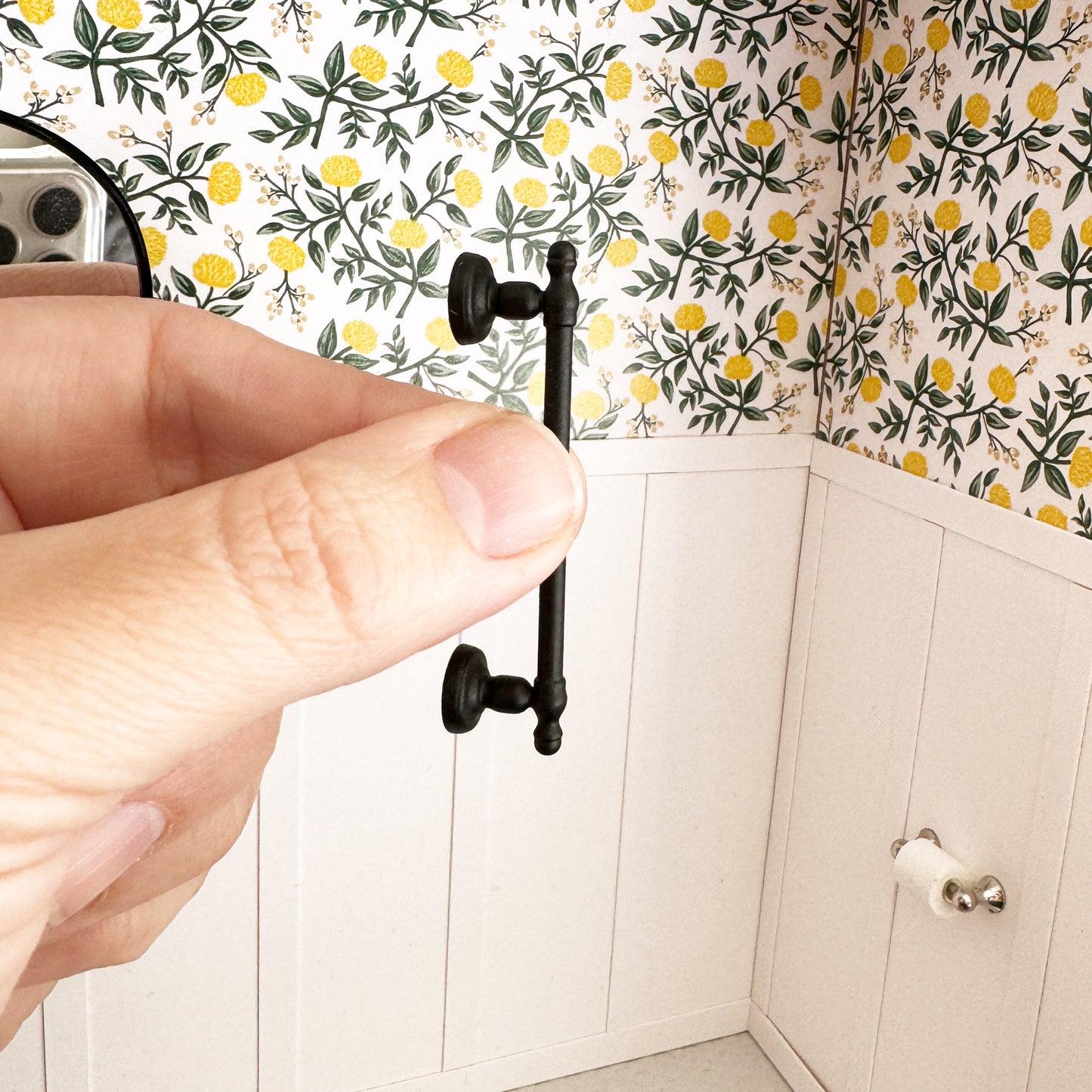 Black Towel Bar