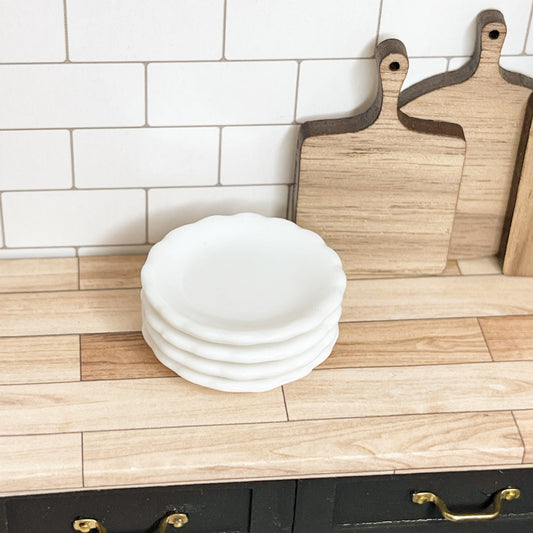 White Plates (Set of 4)