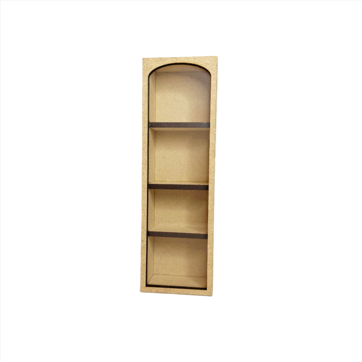 Single Upper Tall Cabinet, Round Top