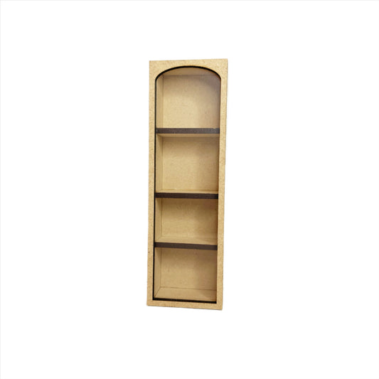 Single Upper Tall Cabinet, Round Top