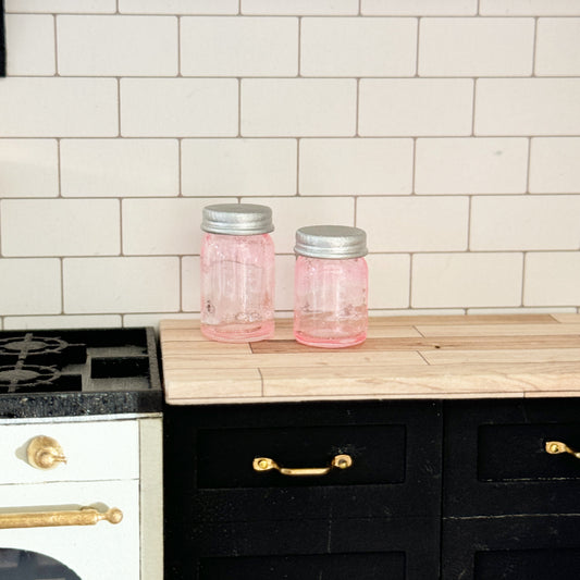 Pink Mason Jars