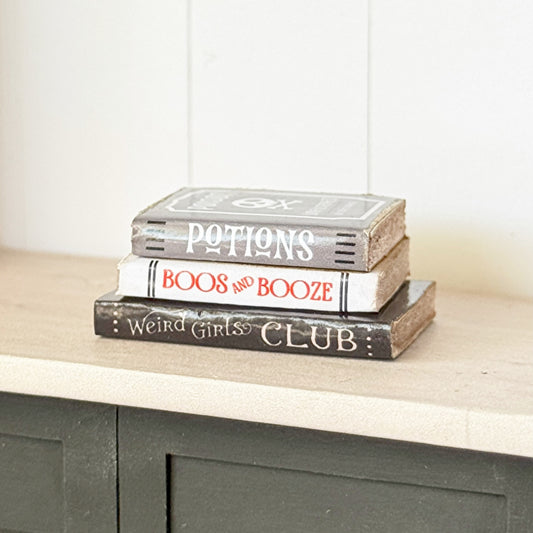 Spooky Book Stack