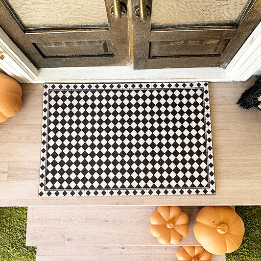 Checker Door Mat