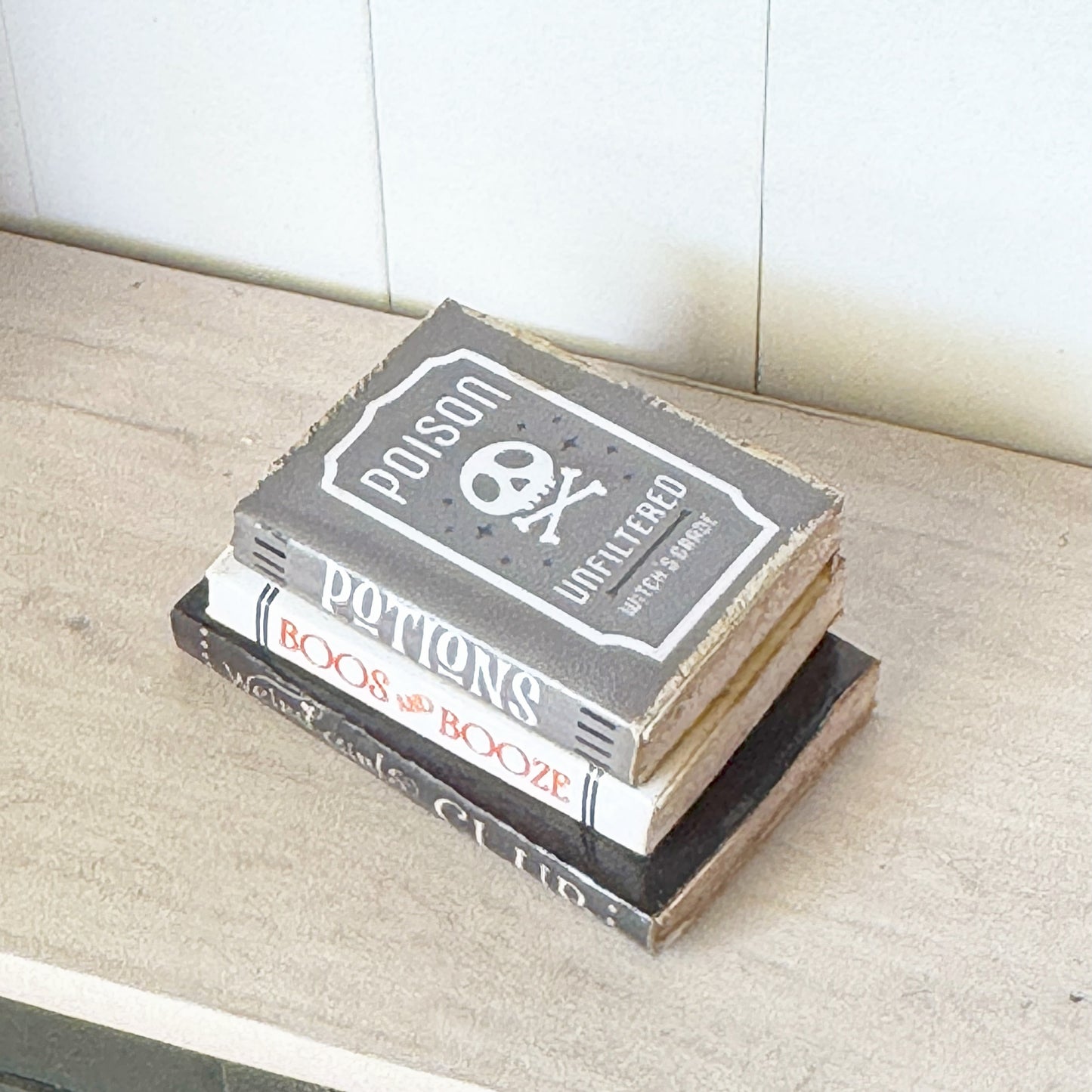 Spooky Book Stack