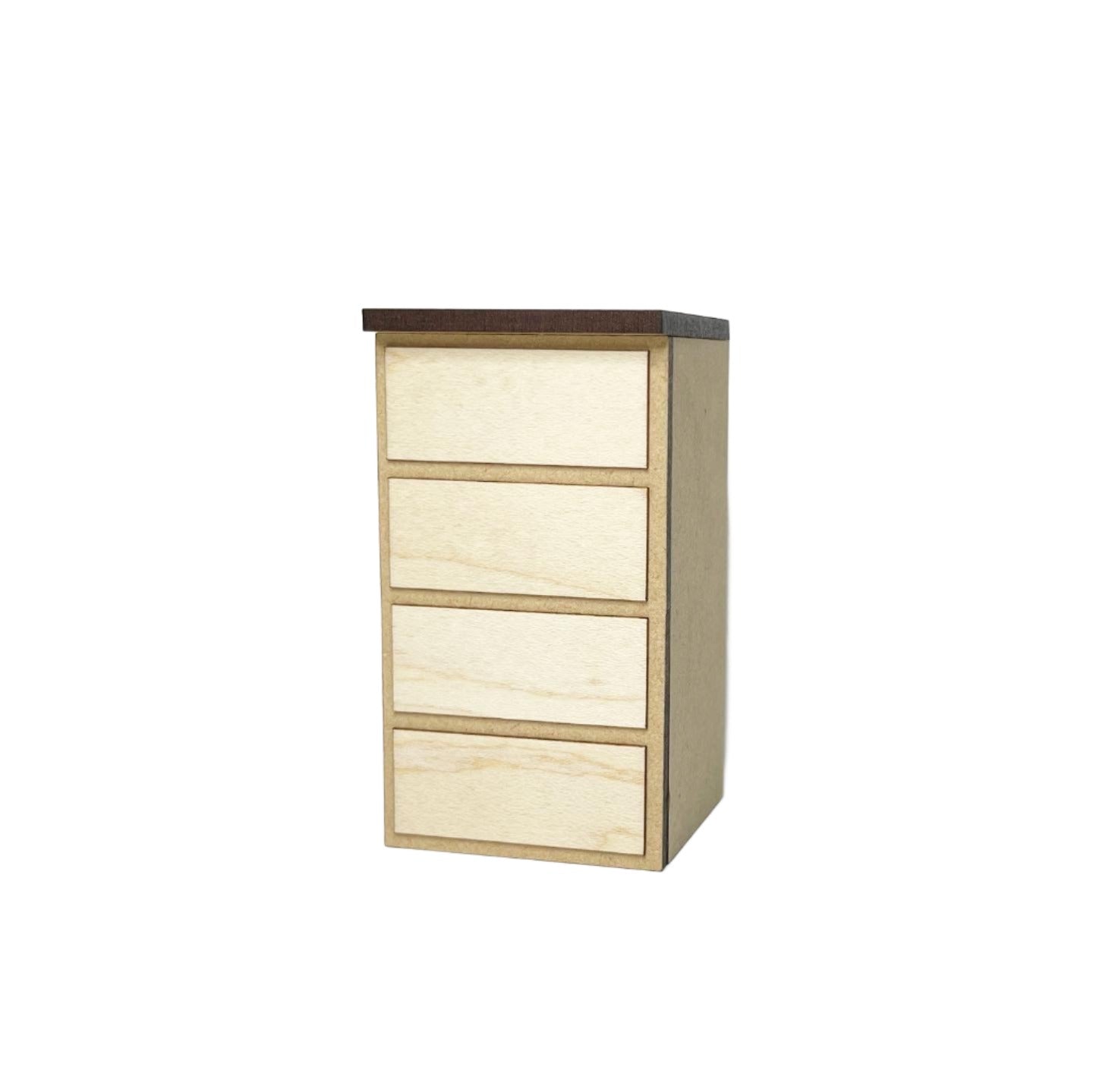 Single Lower Cabinet with 4 Drawers, Standard