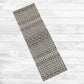 Black and Ivory Rug or Runner