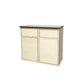 Double Lower Cabinet with Doors, Standard