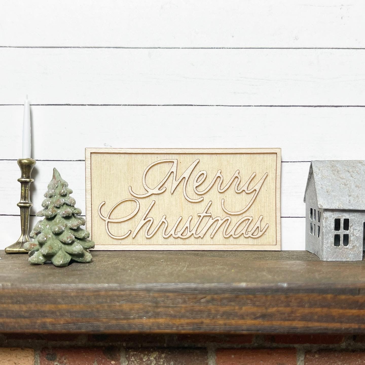 Merry Christmas 3D Wall Art Kit