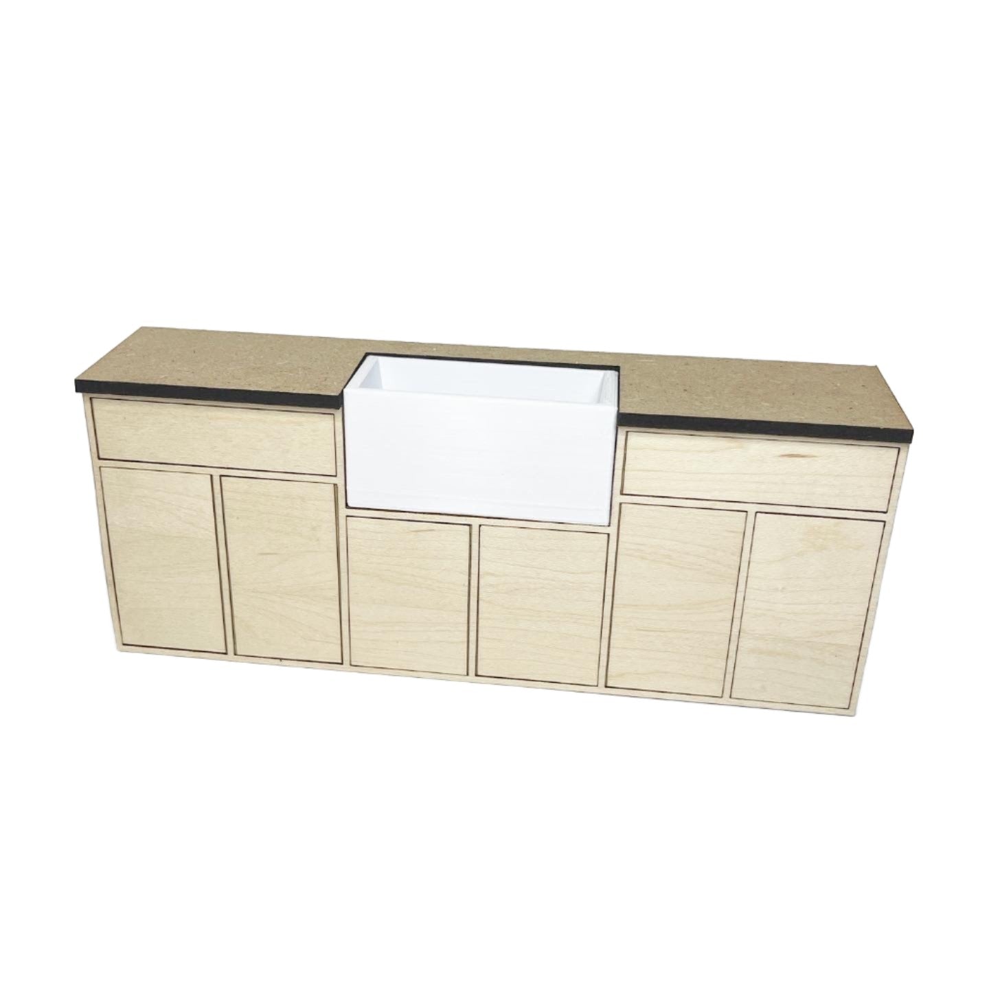 Long Sink with Doors, Standard