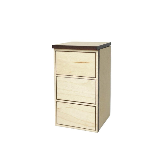 Single Lower Cabinet with 3 Drawers, Standard