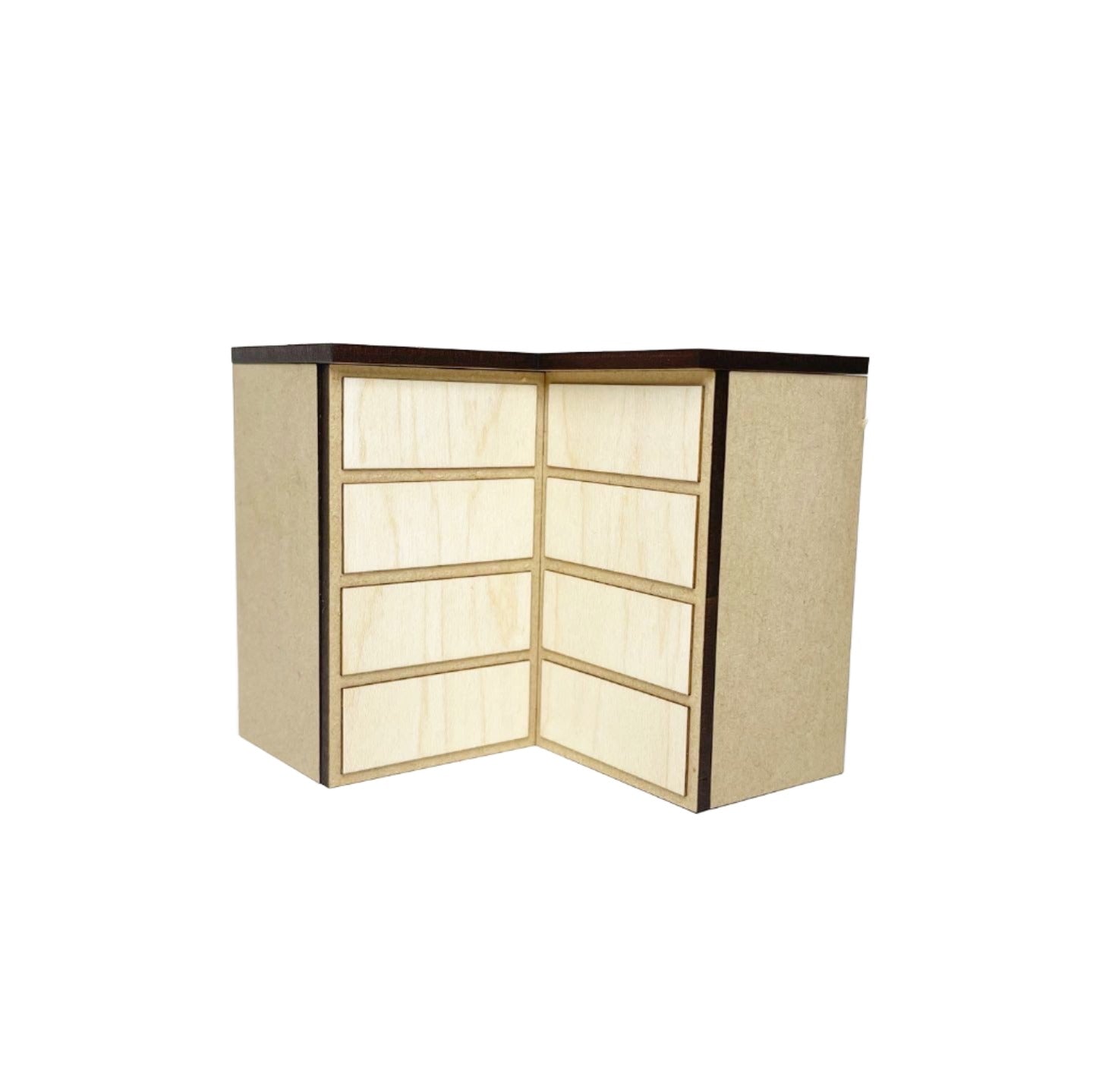 Corner Lower Cabinet with 4 Drawers, Standard