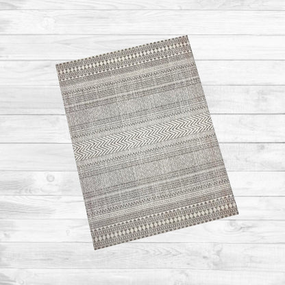 Grey Stripe Rug or Runner