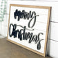Merry Christmas 3D Framed Wall Art