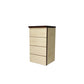 Single Lower Cabinet with 4 Drawers, Modern