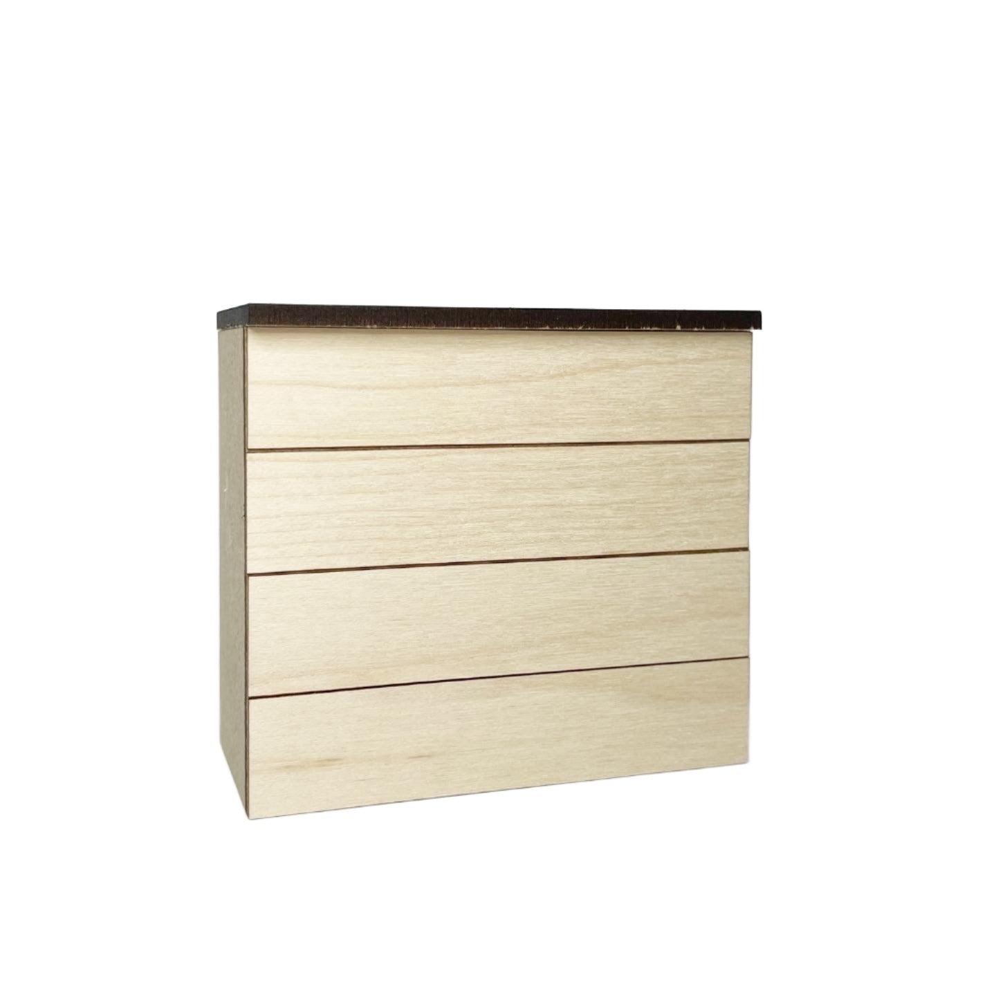 Double Lower Cabinet with 4 Drawers, Modern