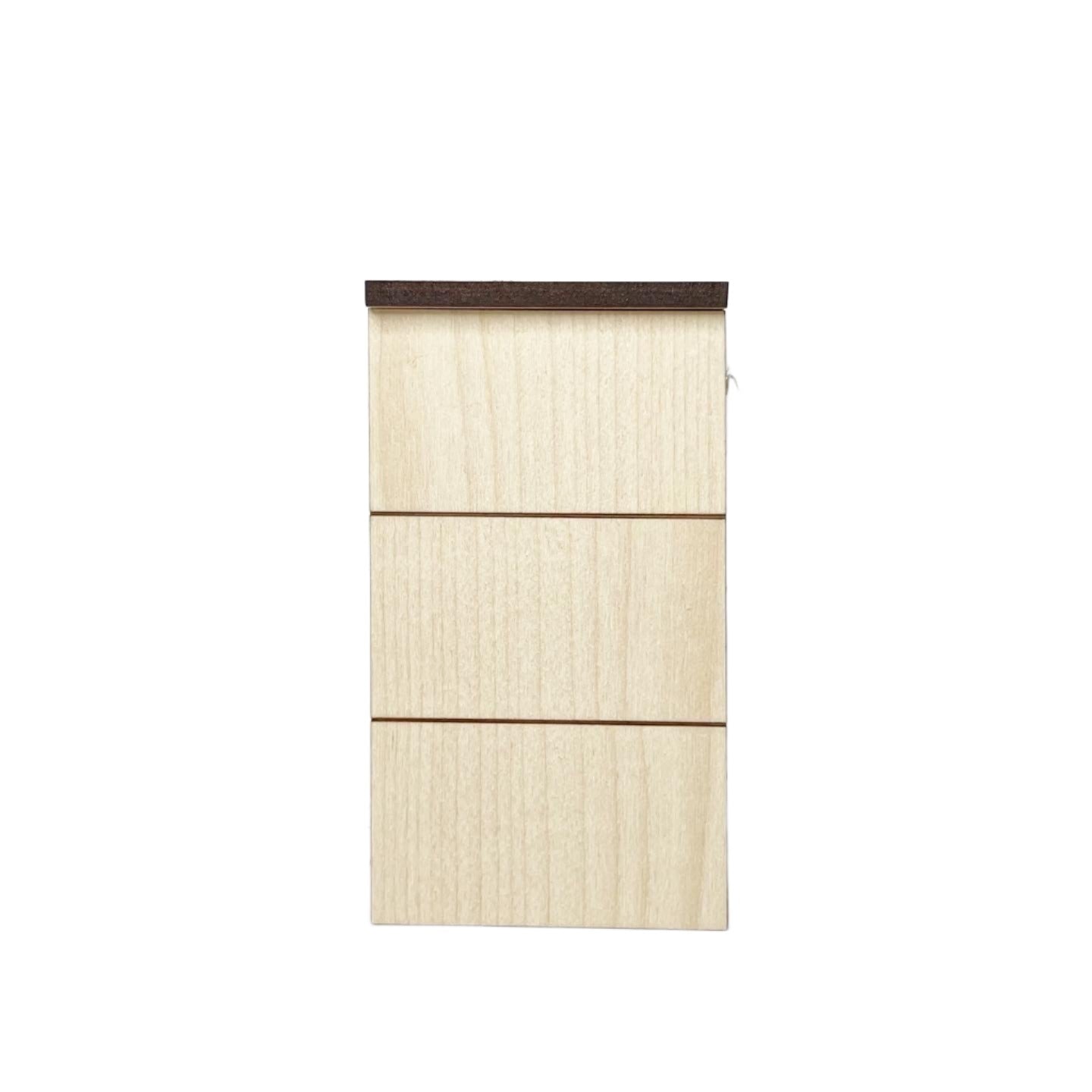 Single Lower Cabinet with 3 Drawers, Modern