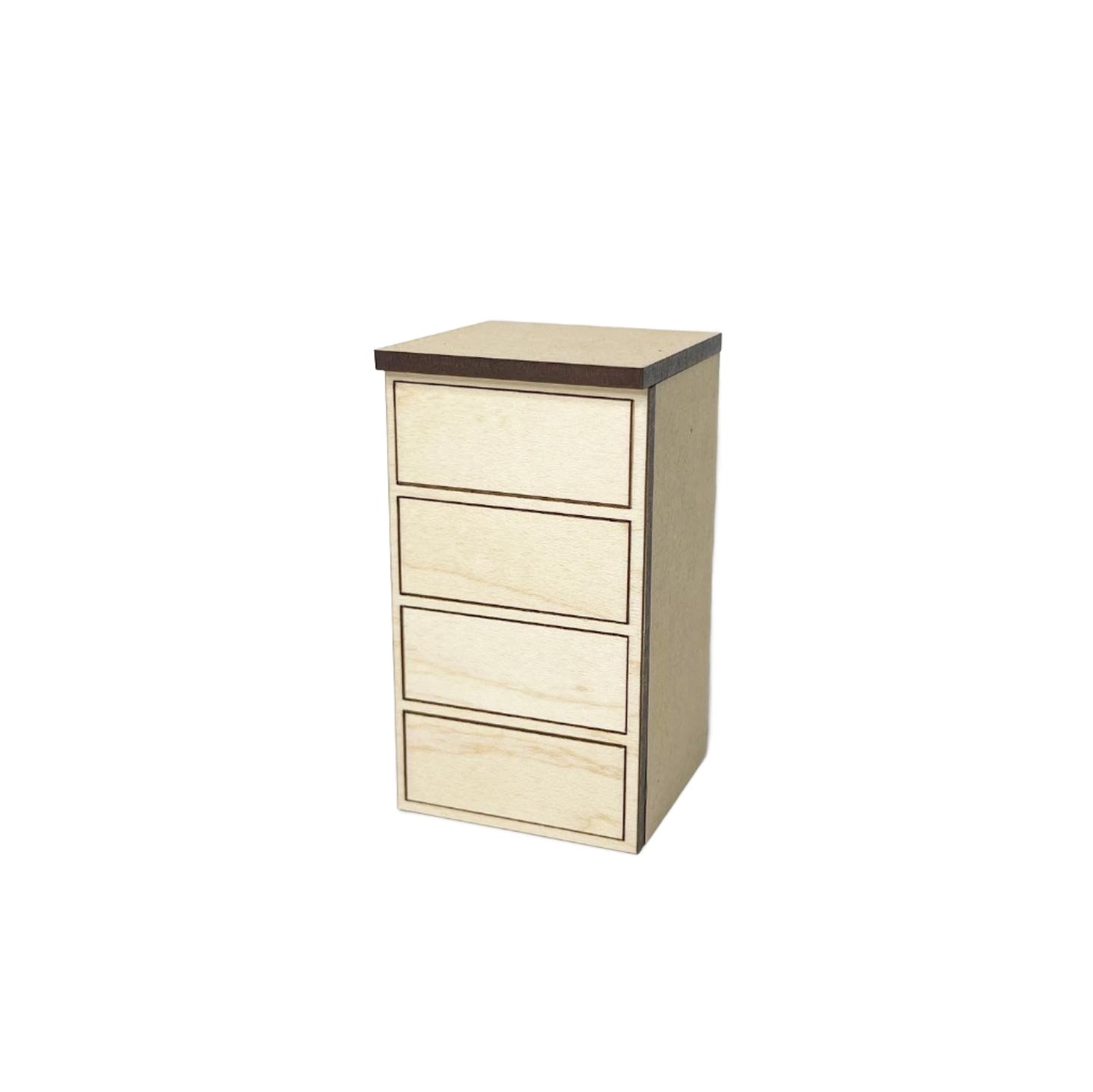 Single Lower Cabinet with 4 Drawers, Standard