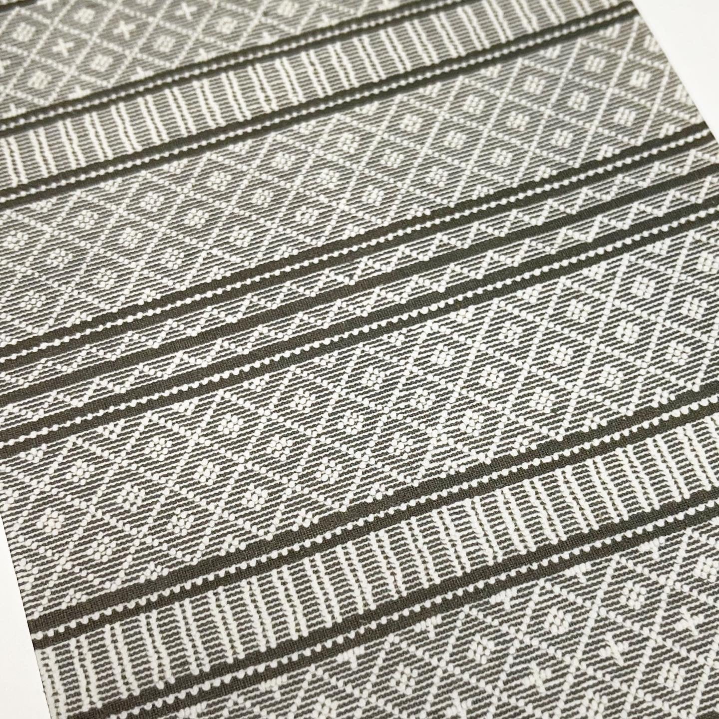 Black and Ivory Rug or Runner