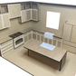 Custom Kitchen Room Box Kit