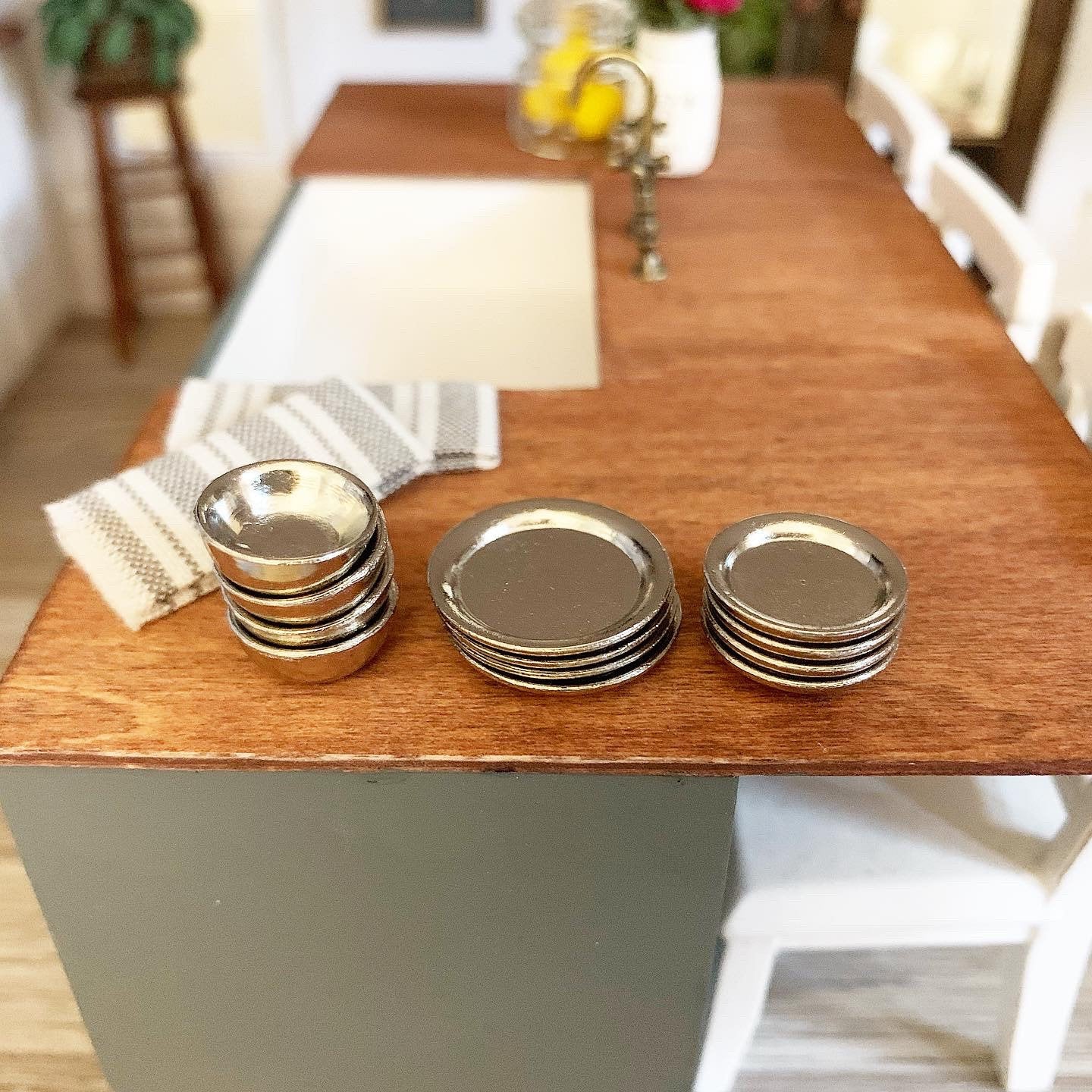 Silver Plate and Bowl Set
