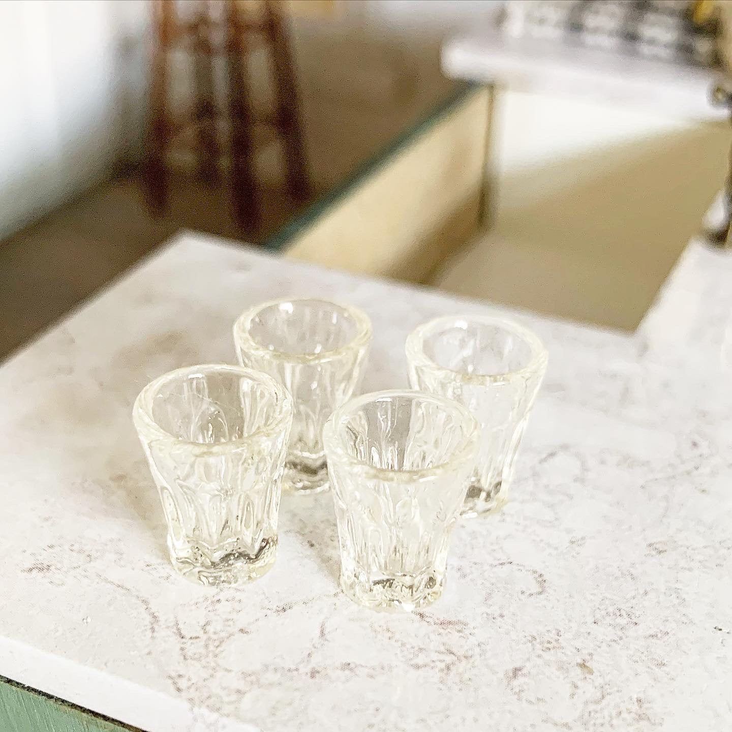 Beveled Glasses, Set of 4