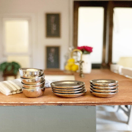 Silver Plate and Bowl Set