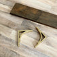 Modern Gold Brackets with Optional Shelf